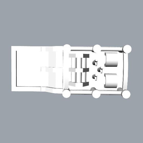 Midi Marshmallow Palace Obstacle Course, 20x8.2ft