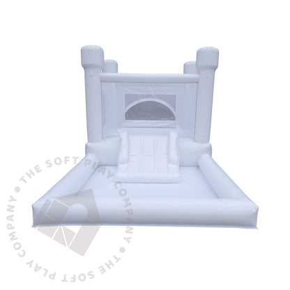 Tots Castle Bounce with Slide & Ball Pool , 13x8ft