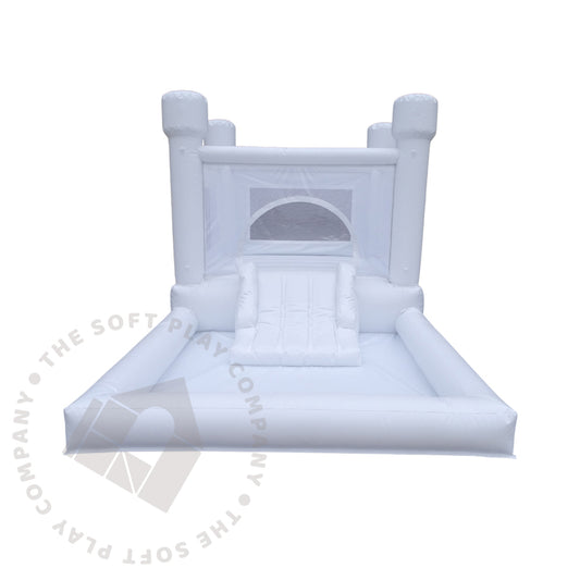 Tots Castle Bounce with Slide & Ball Pool , 13x8ft