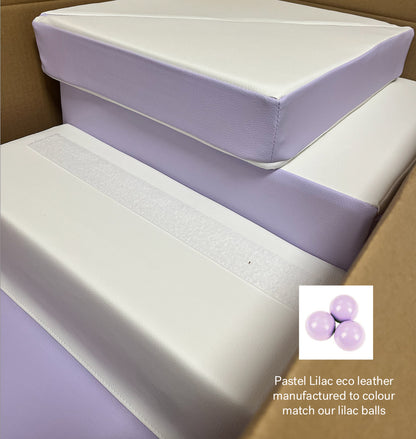 Soft Play Square, 3ft | Lilac & White