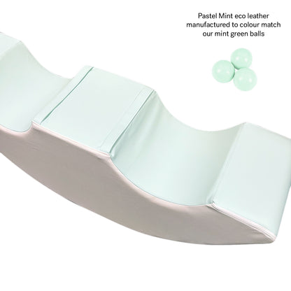Soft Play Square, 3ft | Pastel Mint & White